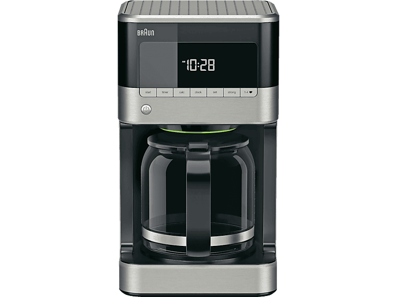 BRAUN PurAroma 7 KF 7120 Kaffeemaschine Edelstahl/Schwarz von BRAUN