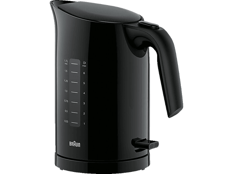 BRAUN PurEase WK 3100 BK Wasserkocher, Schwarz BRAUN PurEase WK 3100 BK Wasserkocher, Schwarz von BRAUN