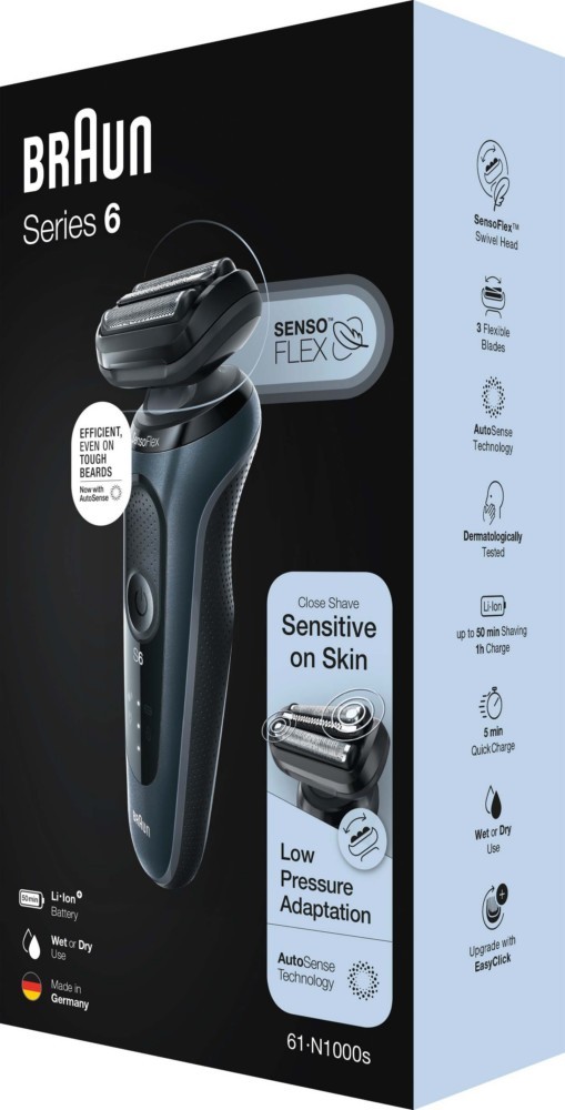 BRAUN Rasierer 61-N1000s sw/gr 432920 BRAUN Rasierer 61-N1000s sw/gr 432920 von BRAUN