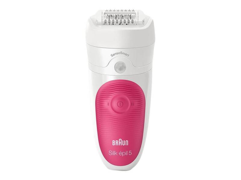 Braun Silk-épil 5 SensoSmart 5/500 - Epiliergerät - Himbeere/Weiß von BRAUN