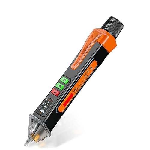 BRAVECOW Stromprüfer spannungsprüfer,AC Berührungsloser spannungsprüfer12-1000V/48V-1000V, prüfstift elektro,Taschenlampen-Spannungsprüfer mit Licht und akustischer Summer BRAVECOW Stromprüfer spannungsprüfer,AC Berührungsloser spannungsprüfer12-1000V/48V-1000V, prüfstift elektro,Taschenlampen-Spannungsprüfer mit Licht und akustischer Summer von BRAVECOW