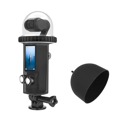 BRDRC 40M/131FT Wasserdichtes Gehäuse für DJI OSMO Pocket 3, Schützende Unterwasser-Tauchgehäuseschale mit Halterungszubehör für DJI Pocket 3 Action-Kamera von BRDRC