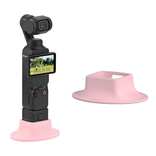 BRDRC Pocket 3 Ständer Basis Stützbasis, Kamerahalterung Desktop Stabile Halterung rutschfeste Unterstützung Adapter für DJI OSMO Pocket 3 Kamera Zubehör von BRDRC