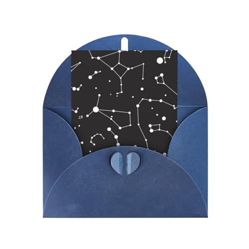 BREAUX Grußkarte mit Sternenhimmel-Motiv, blanko Karte mit Umschlag, Geburtstagskarte, 10,2 x 15,2 cm BREAUX Grußkarte mit Sternenhimmel-Motiv, blanko Karte mit Umschlag, Geburtstagskarte, 10,2 x 15,2 cm von BREAUX