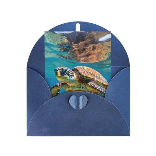 BREAUX Lord Howe Island Sea Turtle Print Thank You Card Double Pearl Holiday Greeting Card Luxury Sparkling Effect BREAUX Lord Howe Island Sea Turtle Print Thank You Card Double Pearl Holiday Greeting Card Luxury Sparkling Effect von BREAUX