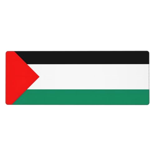 Große Gummi-Tastaturunterlage mit Palästina-Flagge, Büro-Schreibtischunterlage, Schreibblock, Computer-Desktop-Pad, starke Haftung von BREAUX
