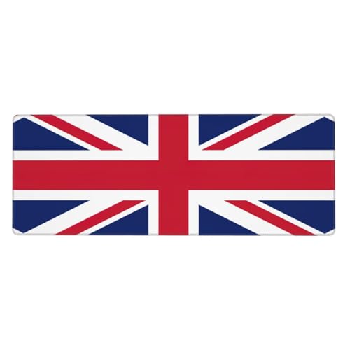 Große Gummi-Tastaturunterlage mit britischer Flagge, Büro-Schreibtischunterlage, Schreibblock, Computer-Desktop-Pad, starke Haftung von BREAUX
