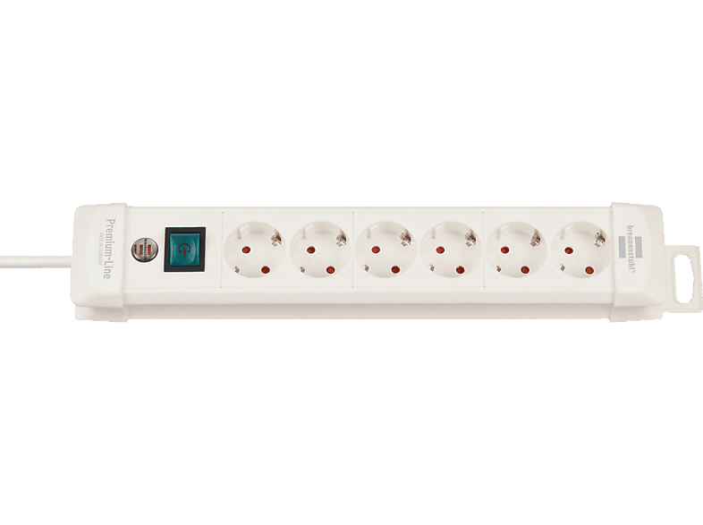 BRENNENSTUHL Premium-Line 6 fach weiss Steckdosenleiste, 3 m BRENNENSTUHL Premium-Line 6 fach weiss Steckdosenleiste, 3 m von BRENNENSTUHL