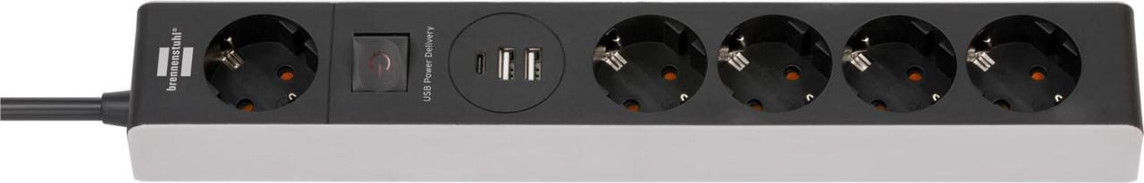 Steckdlosenleiste 5f USB,USBC von BRENNENSTUHL