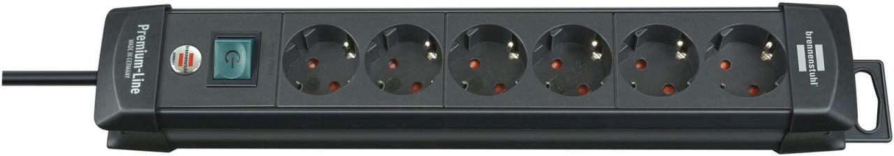 brennenstuhl Steckdosenleiste mit Schalter Premium-Line 3 m brennenstuhl Steckdosenleiste mit Schalter Premium-Line 3 m von BRENNENSTUHL