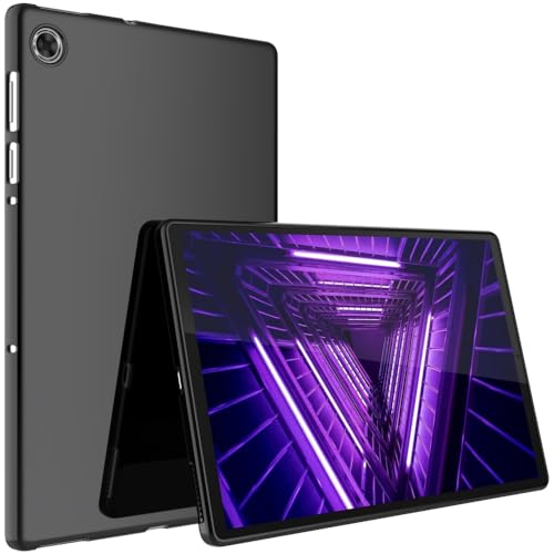 BREPRIO Hülle für Lenovo Tab K10 10,3 Zoll 2021 / M10 FHD Plus Hülle (2020 2nd Gen), [Leicht + Schutz] Stoßfeste Weiche Ultra Slim Cover, Schwarz von BREPRIO
