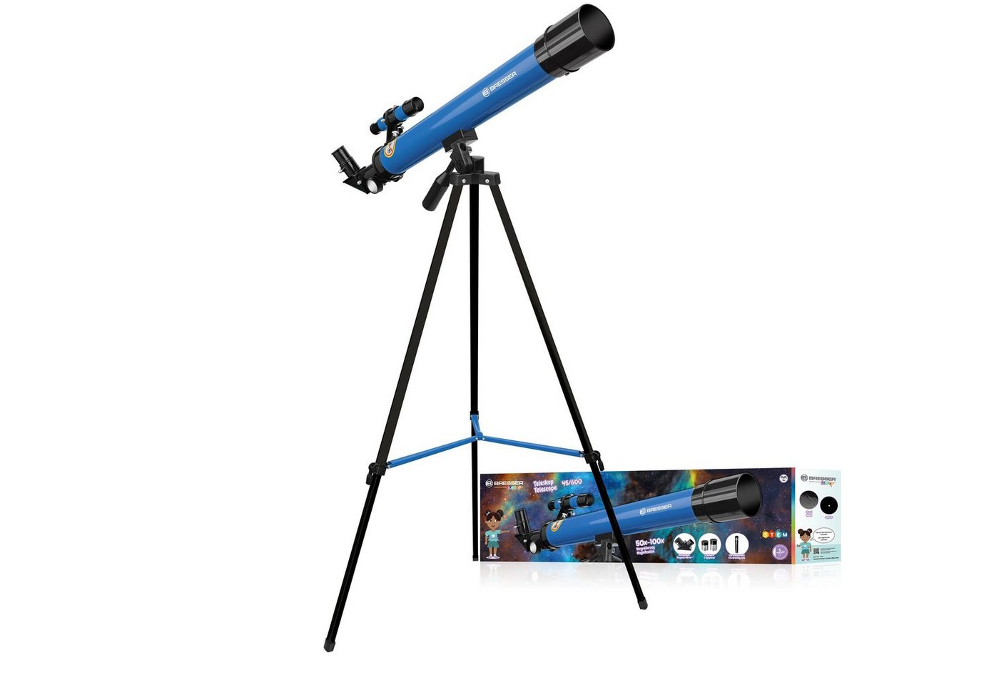 BRESSER junior Linsenteleskop Linsenteleskop 45/600 AZ Blau BRESSER junior Linsenteleskop Linsenteleskop 45/600 AZ Blau von BRESSER junior