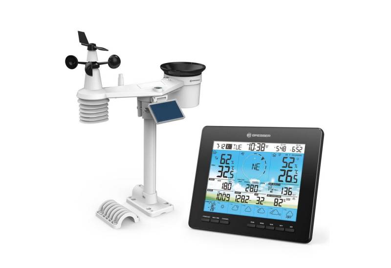 BRESSER BRESSER 6-Tage 4CAST PRO WLAN-Wetterstation 7-in-1 solar Wetterstation von BRESSER