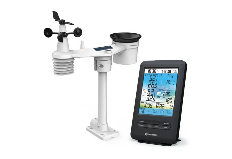 BRESSER BRESSER 4-Tage 4CAST WLAN-Wetterstation mit 7-in-1-Außensensor Wetterstation von BRESSER