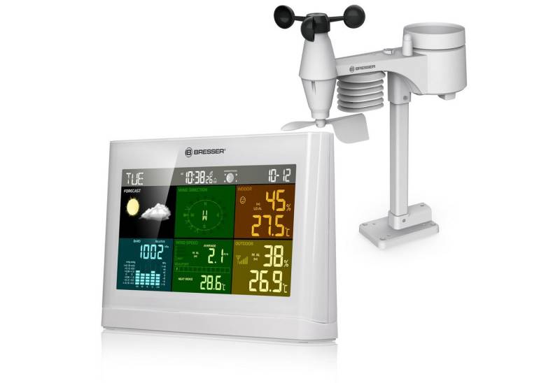 BRESSER 5-in-1 Comfort Wetter Center Wetterstation von BRESSER