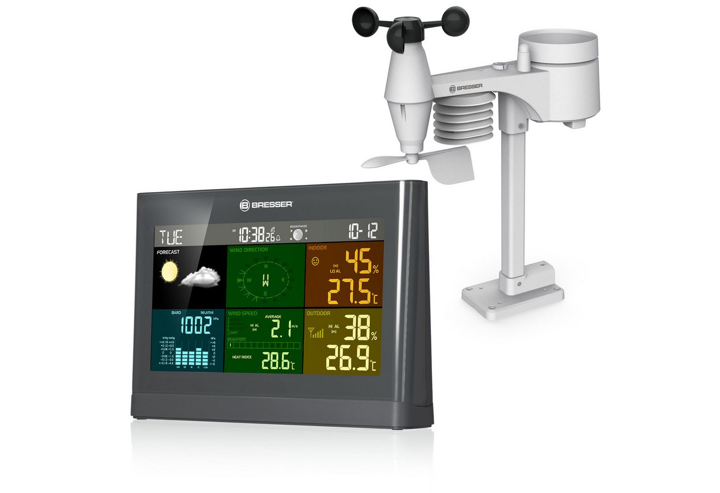BRESSER 5-in-1 Comfort Wetter Center Wetterstation BRESSER 5-in-1 Comfort Wetter Center Wetterstation von BRESSER