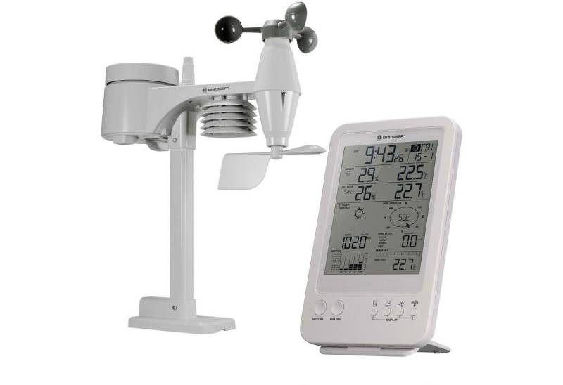 BRESSER BRESSER 5-in-1-Wetterstation weiß Wetterstation von BRESSER