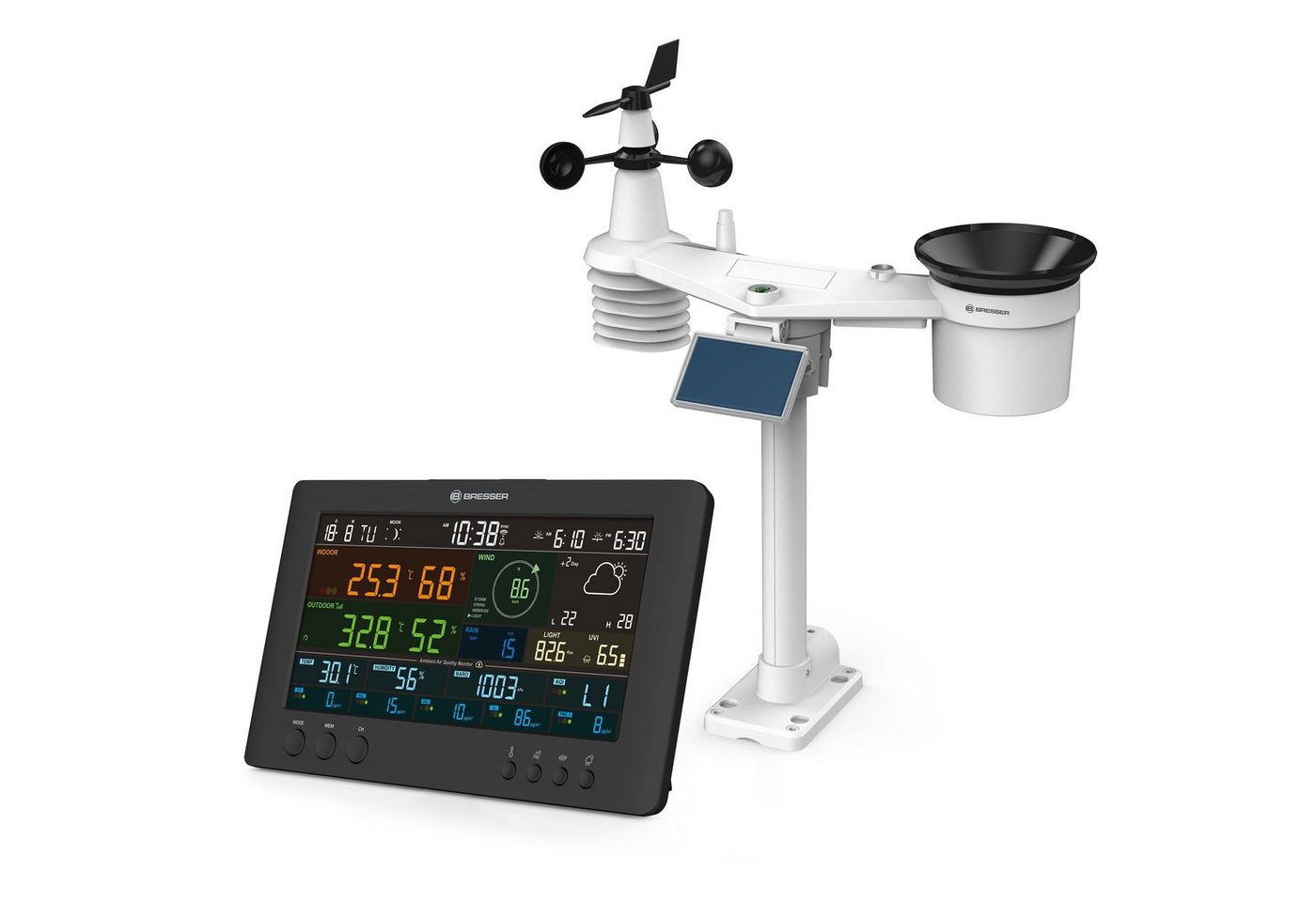BRESSER BRESSER 7-in-1-Wetterstation Air-Mon Wetterstation BRESSER BRESSER 7-in-1-Wetterstation Air-Mon Wetterstation von BRESSER