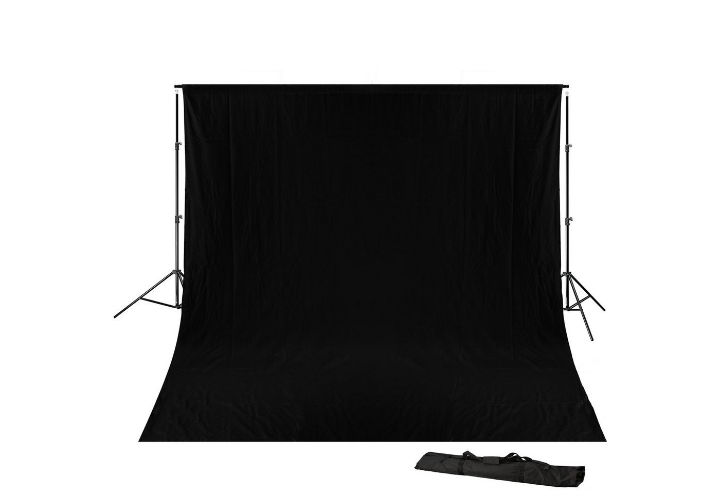 BRESSER Aufhängesystem BRESSER BR-D23 Hintergrundsystem + Hintergrundtstoff 3 x 4m Schwarz BRESSER Aufhängesystem BRESSER BR-D23 Hintergrundsystem + Hintergrundtstoff 3 x 4m Schwarz von BRESSER