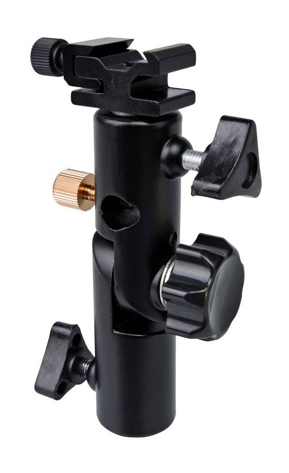 BRESSER Blitz-Halterung BRESSER B-31 E-bracket Blitzhalter mit Neigekopf BRESSER Blitz-Halterung BRESSER B-31 E-bracket Blitzhalter mit Neigekopf von BRESSER