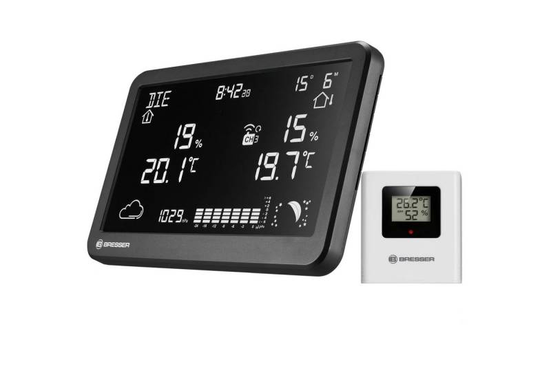 BRESSER BRESSER Funk-Wetterstation MeteoTemp TBH Wetterstation von BRESSER