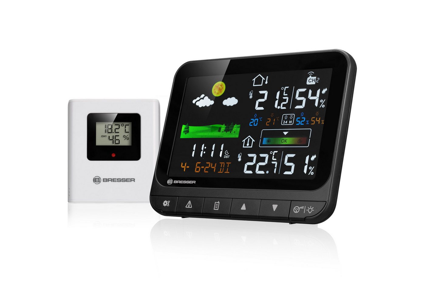 BRESSER BRESSER Funk-Wetterstation Neomeo H Wetterstation BRESSER BRESSER Funk-Wetterstation Neomeo H Wetterstation von BRESSER