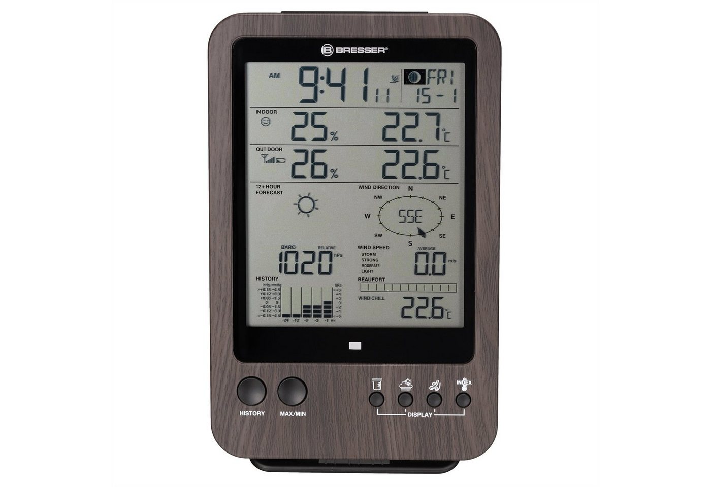 BRESSER BRESSER zusätzliche / Ersatz-Basisstation für 7002512 WTW Wetterstati… Wetterstation BRESSER BRESSER zusätzliche / Ersatz-Basisstation für 7002512 WTW Wetterstati… Wetterstation von BRESSER