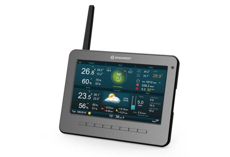 BRESSER BRESSER zusätzliche / Ersatz-Basisstation für die WLAN HD TFT 7-in-1-… Wetterstation von BRESSER