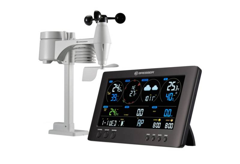 BRESSER BRESSER WLAN ClearView Wetterstation mit 7-in-1-Profi-Sensor Wetterstation von BRESSER