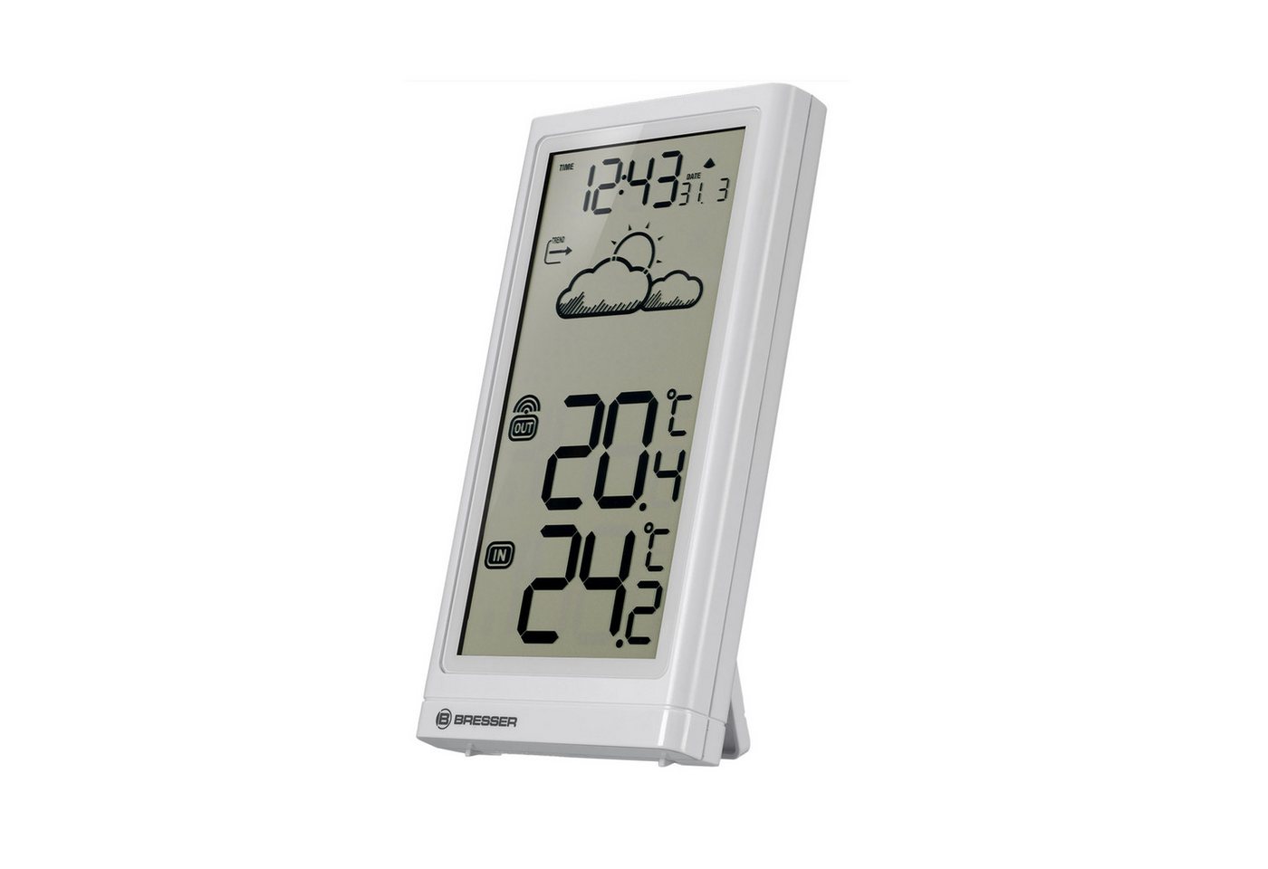 BRESSER Funkwetterstation Meteo Temp weiss Wetterstation BRESSER Funkwetterstation Meteo Temp weiss Wetterstation von BRESSER