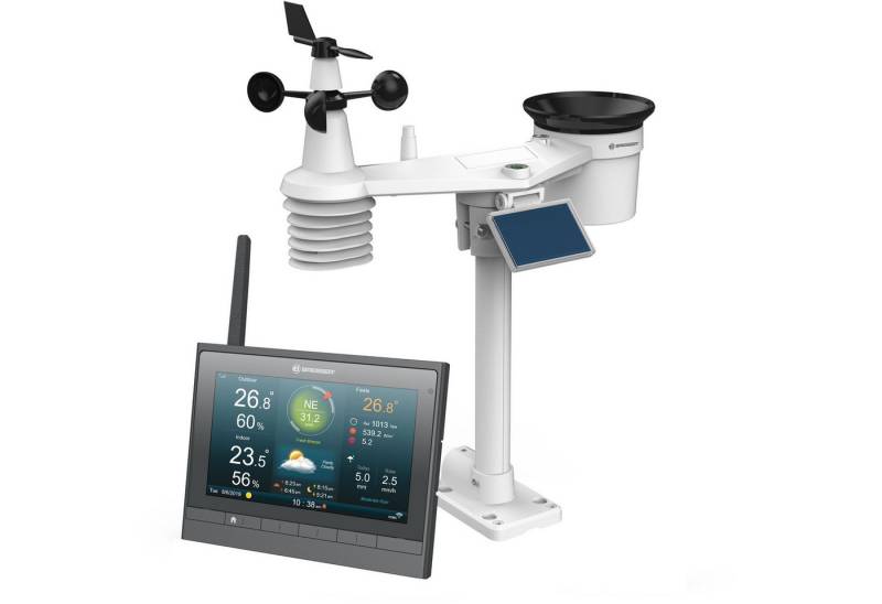 BRESSER BRESSER MeteoChamp HD WLAN-Wetterstation 7-in-1 mit verschiedenen Anz… Wetterstation von BRESSER