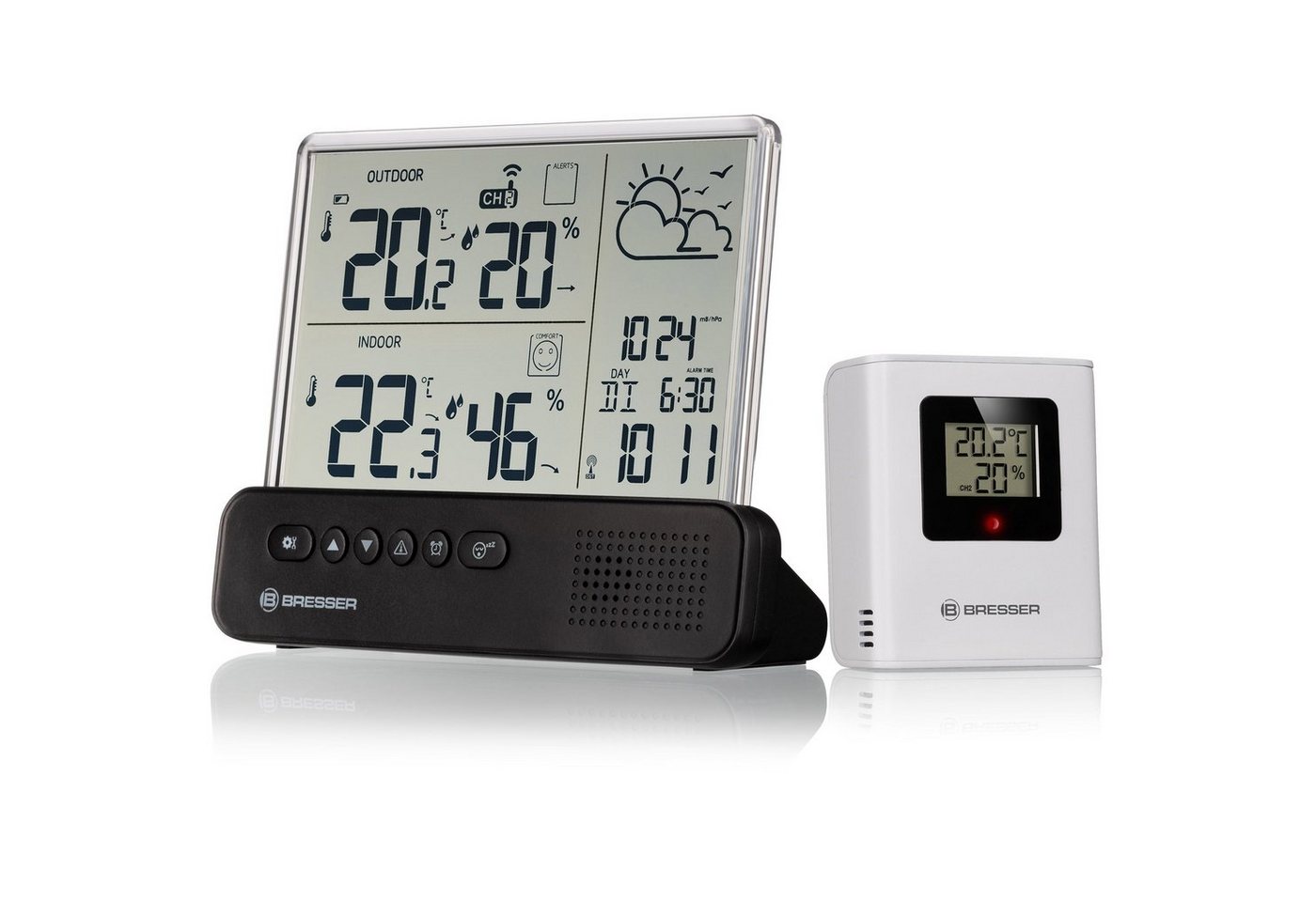 BRESSER BRESSER Funkwetterstation Translucidus NV Wetterstation BRESSER BRESSER Funkwetterstation Translucidus NV Wetterstation von BRESSER