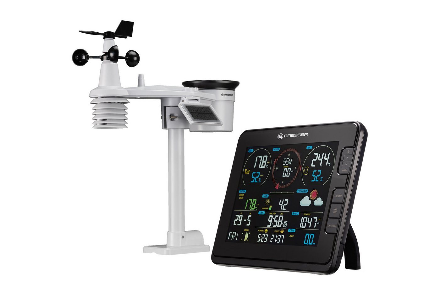 BRESSER WLAN Profi Wetter Center 7-in-1 Wetterstation BRESSER WLAN Profi Wetter Center 7-in-1 Wetterstation von BRESSER