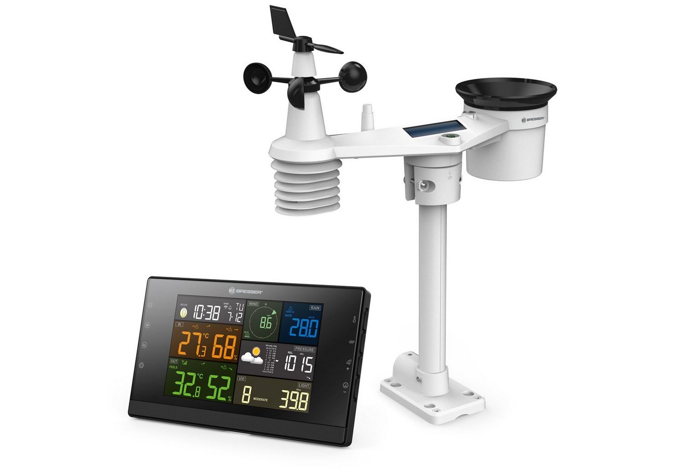 BRESSER BRESSER WLAN-Wetterstation Profi-WSC mit 7-in-1-Sensor Wetterstation BRESSER BRESSER WLAN-Wetterstation Profi-WSC mit 7-in-1-Sensor Wetterstation von BRESSER