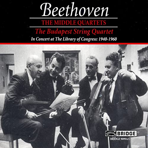 Great Performances From The Library Of Congress - Vol. 11 (Beethoven: The Middle Quartets) (Aufnahmen 1940-1960) von BRIDGE