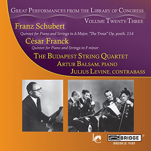 Quintets for Piano and Strings von BRIDGE