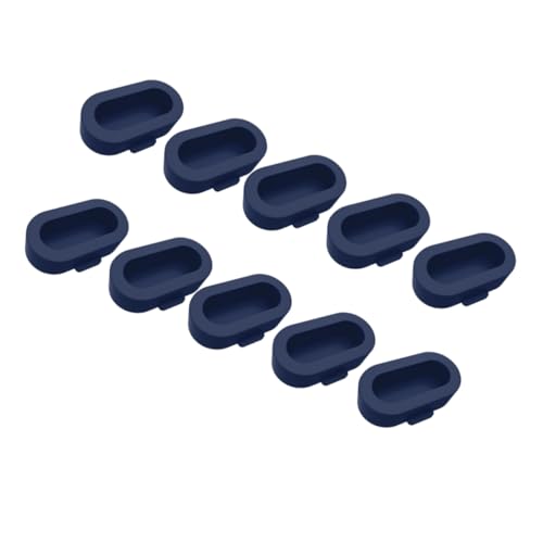 BRIGHTFUFU 10Stücke Silikon Staubschutzkappen für Fenix Marineblau Langlebig Schützend Kompatibel mit Schutz BRIGHTFUFU 10Stücke Silikon Staubschutzkappen für Fenix Marineblau Langlebig Schützend Kompatibel mit Schutz von BRIGHTFUFU