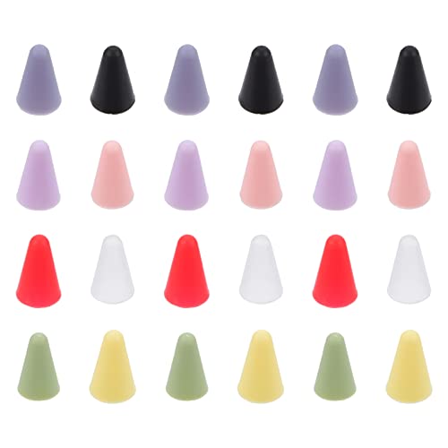 BRIGHTFUFU 24Stücke Silikon Stift Nibs Caps Für Pencil Stylus Schutzhüllen Bunten Schützt Die Spitzen Vor Abnutzung Beschädigung Kompatibel Mit Tablets BRIGHTFUFU 24Stücke Silikon Stift Nibs Caps Für Pencil Stylus Schutzhüllen Bunten Schützt Die Spitzen Vor Abnutzung Beschädigung Kompatibel Mit Tablets von BRIGHTFUFU