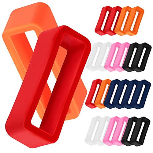 BRIGHTFUFU 24Stücke Silikon Uhrenarmband Halter Ringe Für Armbänder Ersatz Schleifen Zur Personalisierung Ihrer Smartwatch von BRIGHTFUFU