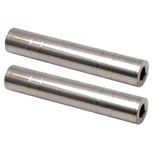 BRIGHTFUFU 2Stücke Audioadapter Stereo Kabelstecker für Mikrofon Gitarre Kompatibel mit Meisten Audiogeräten Tragbar Verlustfreie BRIGHTFUFU 2Stücke Audioadapter Stereo Kabelstecker für Mikrofon Gitarre Kompatibel mit Meisten Audiogeräten Tragbar Verlustfreie von BRIGHTFUFU