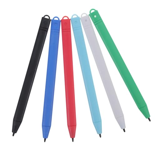 BRIGHTFUFU 6Stücke LCD Schreibtafel Stifte für Langlebig für Kreatives Zeichnen Doodling LCD Fördert die Kreativität Praktischen Fähigkeiten BRIGHTFUFU 6Stücke LCD Schreibtafel Stifte für Langlebig für Kreatives Zeichnen Doodling LCD Fördert die Kreativität Praktischen Fähigkeiten von BRIGHTFUFU