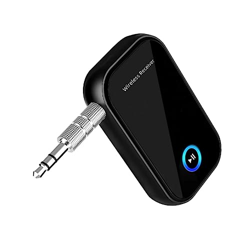 BRIGHTFUFU Audio Receiver 50 Kabelloser AUX Adapter Für Auto Und Zuhause Klinkenanschluss Freisprecheinrichtung Für Smartphone Und Tablet Kompatibel Mit Stereoanlagen BRIGHTFUFU Audio Receiver 50 Kabelloser AUX Adapter Für Auto Und Zuhause Klinkenanschluss Freisprecheinrichtung Für Smartphone Und Tablet Kompatibel Mit Stereoanlagen von BRIGHTFUFU