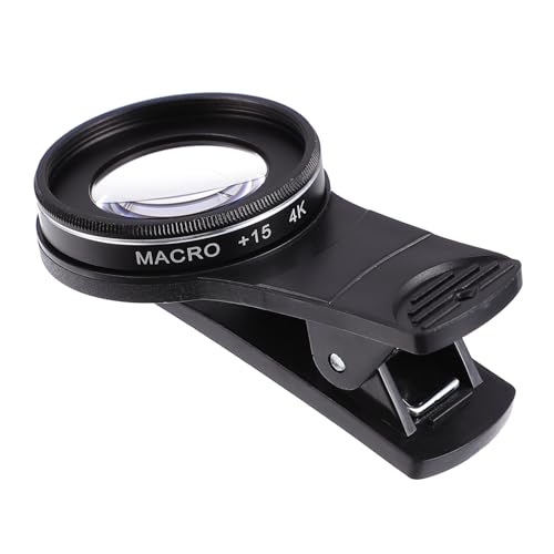 BRIGHTFUFU Makro-objektiv Kameraobjektiv Objektiv Für Telefon Mit Makroobjektiv Telefon Makroobjektiv Einstellbar Kamera -objektivclip Für Mobiltelefon Black Plastik BRIGHTFUFU Makro-objektiv Kameraobjektiv Objektiv Für Telefon Mit Makroobjektiv Telefon Makroobjektiv Einstellbar Kamera -objektivclip Für Mobiltelefon Black Plastik von BRIGHTFUFU