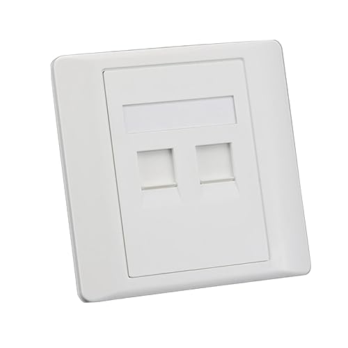 BRIGHTFUFU Netzwerkwandplatte Rj Port Keystone Buchse Flexible Abdeckung Einfache Installation Kompatibel mit Cate Standardgröße BRIGHTFUFU Netzwerkwandplatte Rj Port Keystone Buchse Flexible Abdeckung Einfache Installation Kompatibel mit Cate Standardgröße von BRIGHTFUFU
