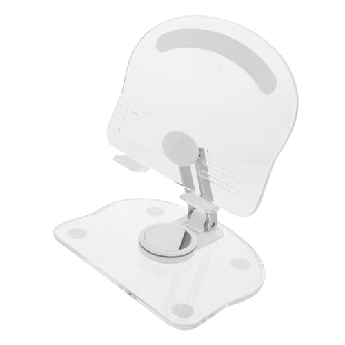 BRIGHTFUFU Tablet Halterung Rotierbar Faltbarer Tablet für Transparentes Design Stabiler Tischhalter für Tablets Smartphones für Zuhause Büro von BRIGHTFUFU