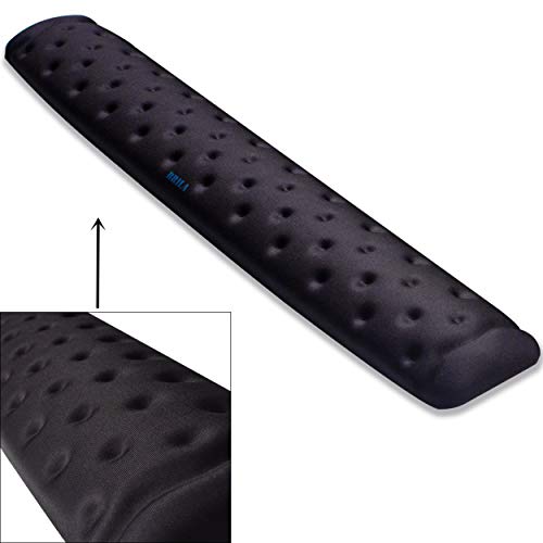 BRILA Handballenauflage Für Tastatur – Ergonomisch Memory-Schaum Handgelenkstütze Für PC Gaming Computer Laptop Arbeit - Massieren Von Löchern Design Keyboard Wrist Rest BRILA Handballenauflage Für Tastatur – Ergonomisch Memory-Schaum Handgelenkstütze Für PC Gaming Computer Laptop Arbeit - Massieren Von Löchern Design Keyboard Wrist Rest von BRILA