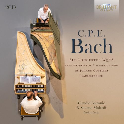 C.P.E Bach:Six Concertos Wq43 von BRILLIANT CLASSICS