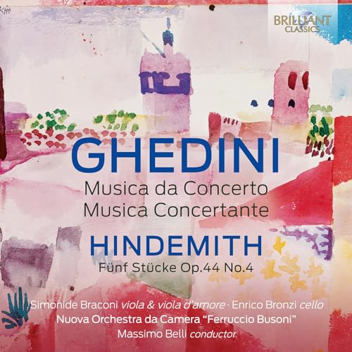 Ghedini-Hindemith:Musica Da Concerto von BRILLANT C