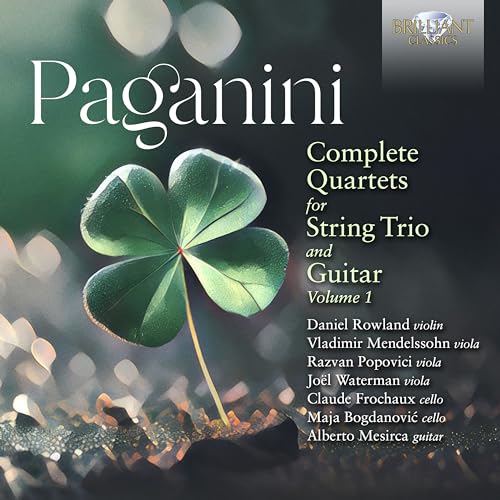 Paganini:Quartets for String Trio Guitar Vol.1 von BRILLANT C