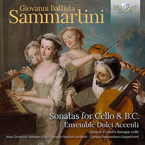 Sammartini:Sonatas for Cello &B.C. von BRILLANT C